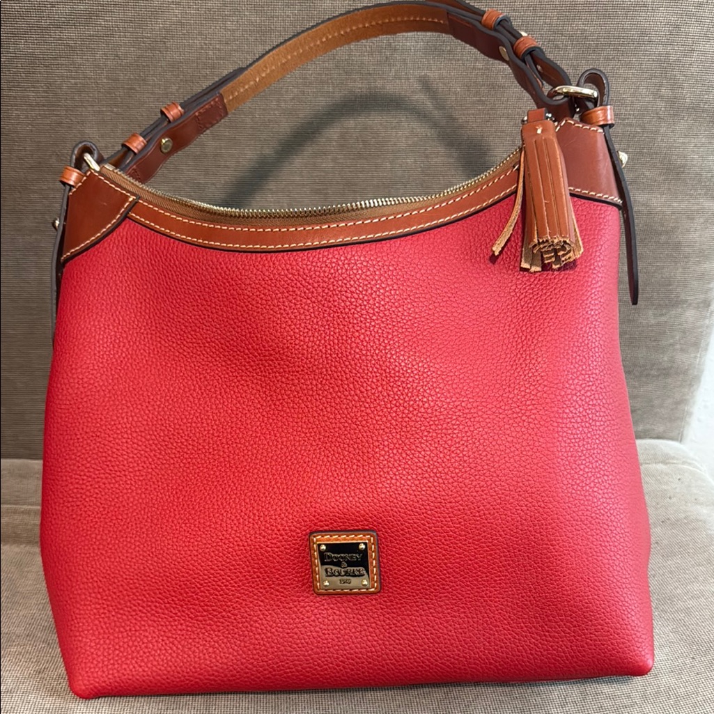 Dooney & Bourke Red Leather Shoulder Bag
